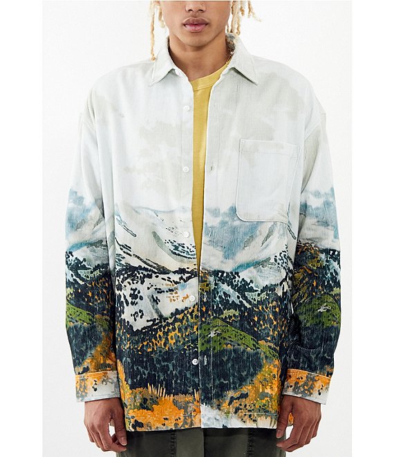 Your Neighbors Baseball Button-Down Shirt - Urban Outfitters - classy