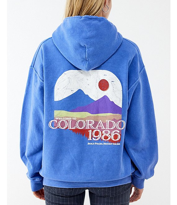 BDG Urban Outfitters Long Sleeve Colorado Fleece Hoodie