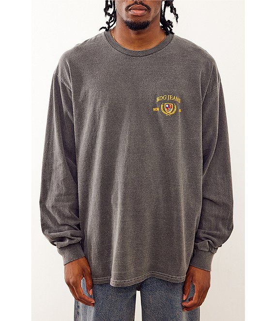 BDG Urban Outfitters Long Sleeve Crest Oversize Tee