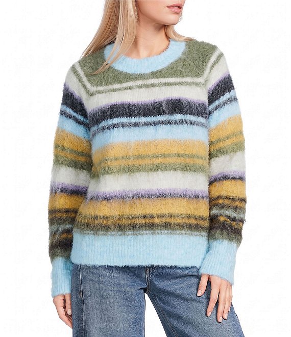BDG Urban Outfitters Long Sleeve Stripe Pullover Sweater