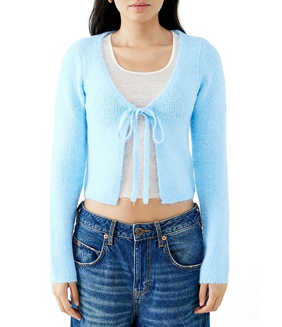 Bdg Cardigan Urban Outfitters BDG Urban Outfitters Long Sleeve Tie