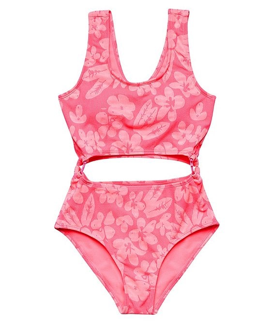 Beach Lingo Big Girls 7-16 Floral-Printed Monokini Swimsuit | Dillard's