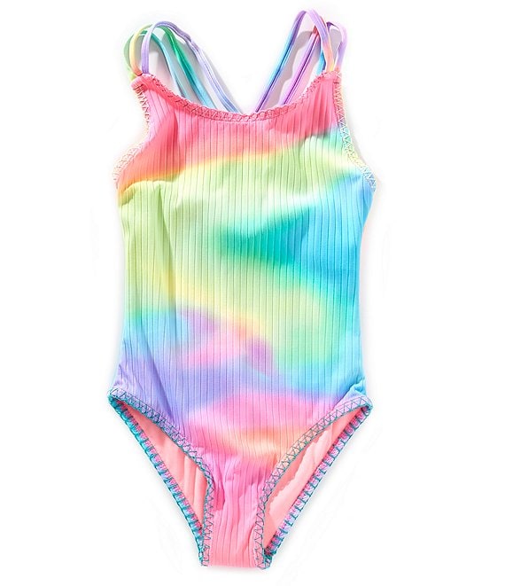Beach Lingo Big Girls 7-16 Tie-Dye Tank One-Piece Swimsuit | Dillard's