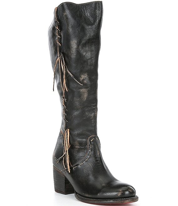 Dillards womens leather boots online