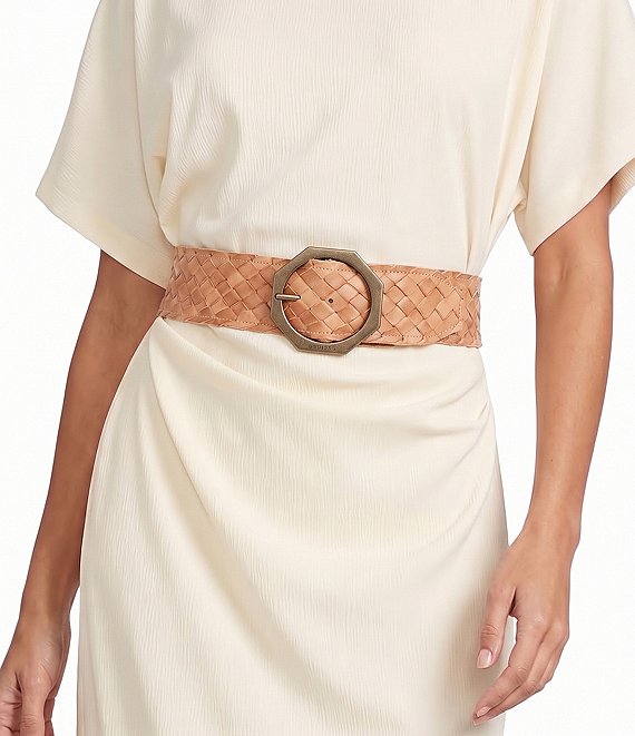 Bed Stu Dreamweaver Woven Leather Belt
