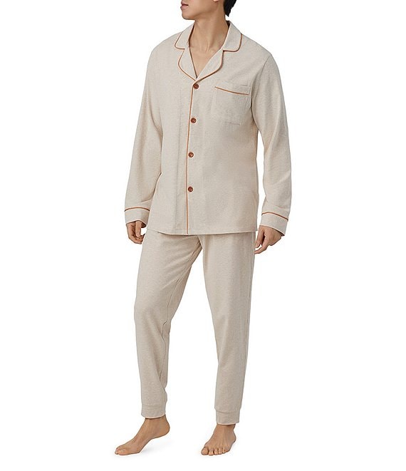 BedHead Pajamas Men's Long Sleeve Lots Of Latte 2-Piece Pajama Set