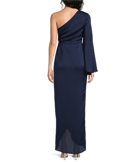 Belle by Badgley Mischka Zendaya One Shoulder Maxi Dress | Dillard's