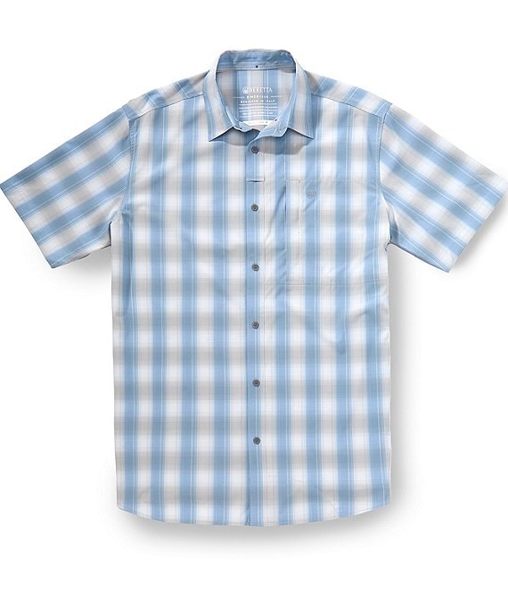 Beretta Hovis Flex Short Sleeve Checked Woven Shirt