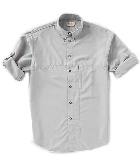 Beretta Solid TM Tech Long-Sleeve Woven Shirt | Dillard's