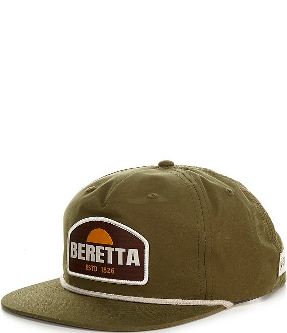 Beretta Sunset Rope Trucker Hat, Dark Green - Image 1