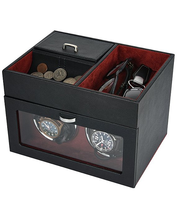 Watch and Sunglass Box with Valet Tray – Glenor Co.
