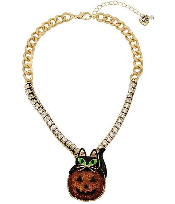 Betsey johnson sale cat necklace