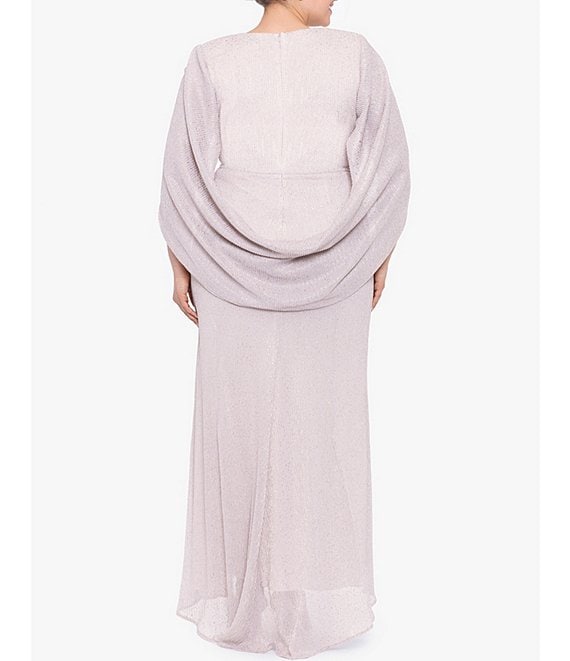 drape deep v neck dress DEEP V-NECK DRAPE MAXI DRESS