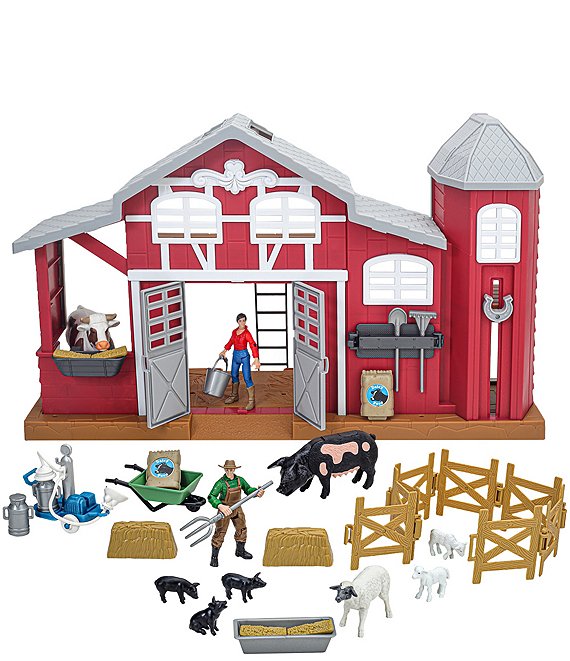 Big Country Dairy Barn 38-Piece Playset