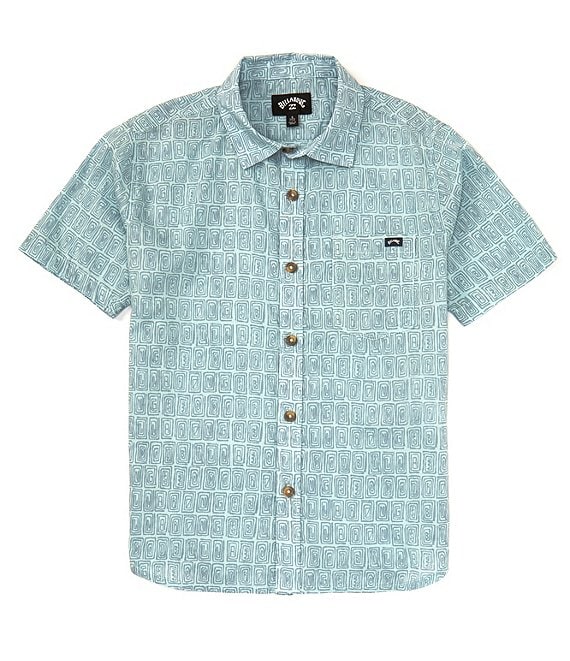 Billabong Big Boys 8-20 Short Sleeve Sundays Mini Woven Shirt | Dillard's