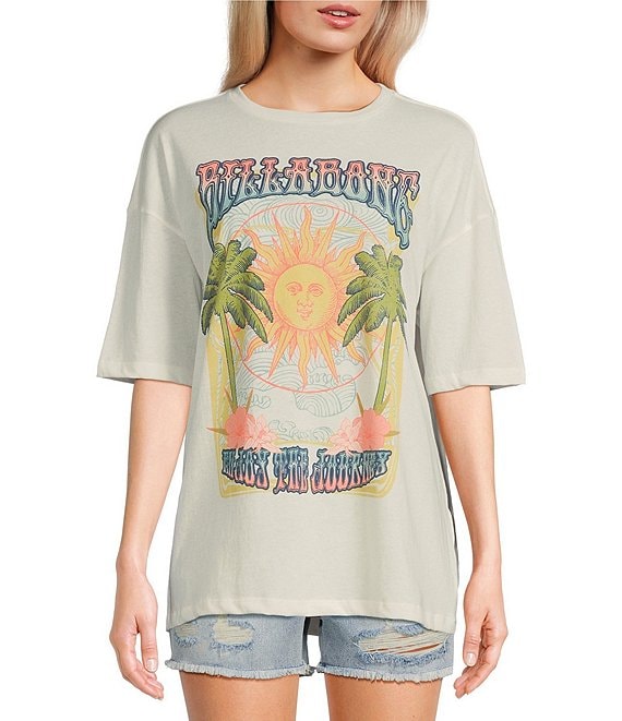 Billabong Enjoy The Journey Oversized Graphic T-Shirt | Dillard's