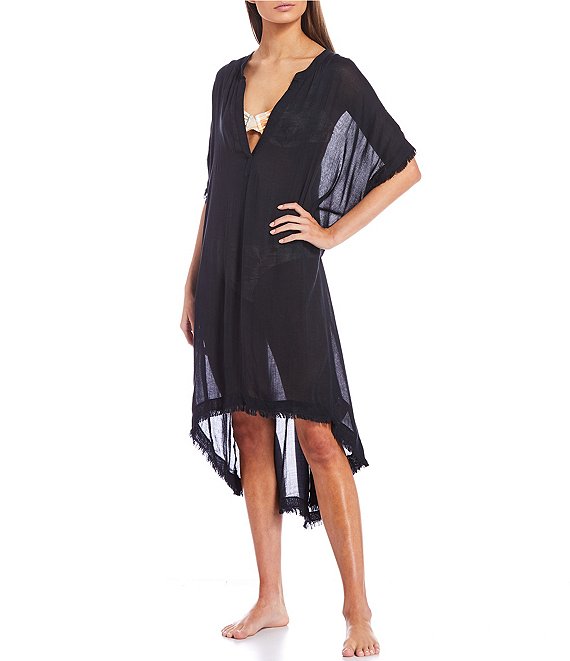 cotton gauze swim cover up