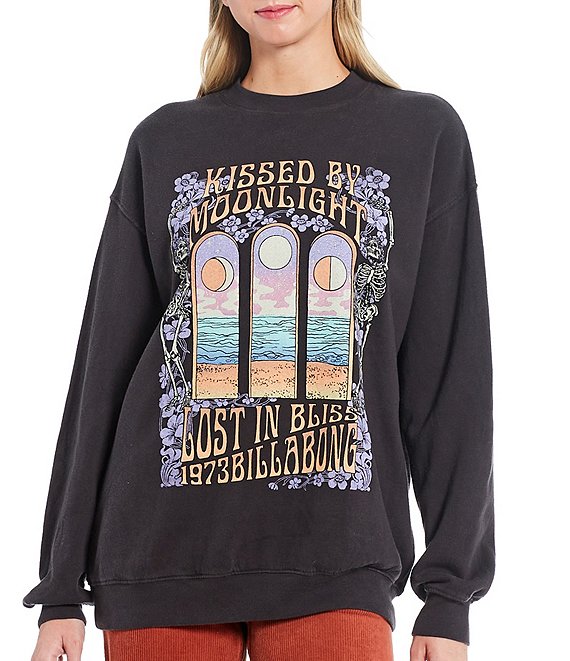 Billabong Ride In Oversized Graphic Sweatshirt | Dillard's