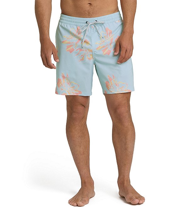 Billabong Seventy Three Tropical Print 16#double; Board Shorts