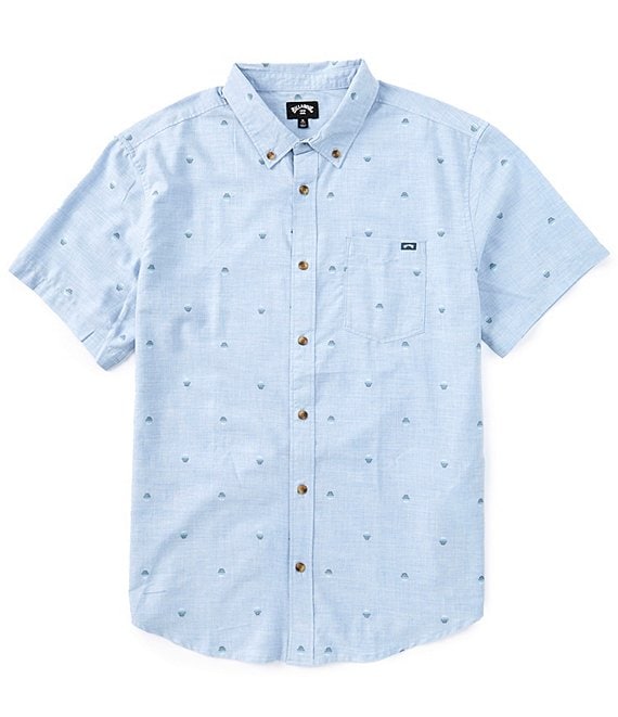 Billabong Short Sleeve All Day Ombre Dotted Jacquard Shirt | Dillard's