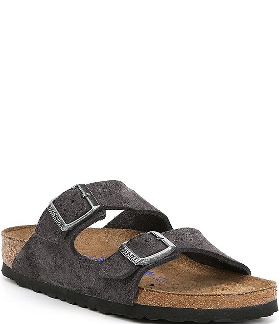 Birkenstock Women's Arizona Suede Dual Adjustable Buckle Strap Sandals