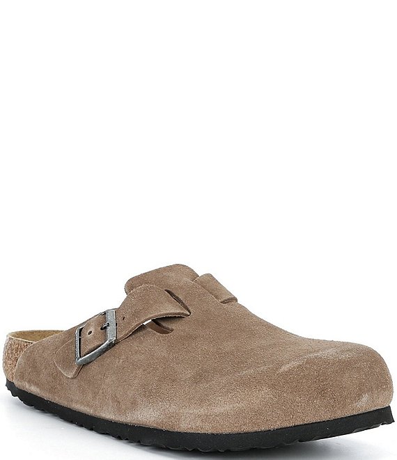 Birkenstock Men's Boston Suede Clogs