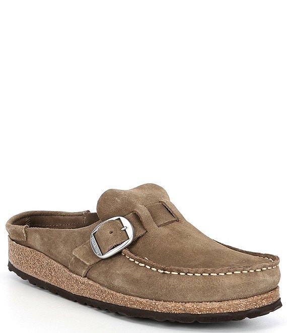 Birkenstock Women's Buckley Suede Buckle Detail Clogs | Dillard's