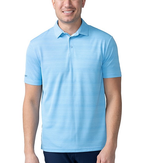 Color:Light Blue - Image 1 - Short-Sleeve Shady Lane Polo Shirt
