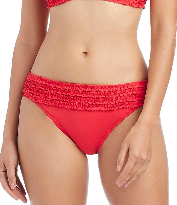 Bleu Rod Beattie Rufflicious Banded Hipster Swim Bottom