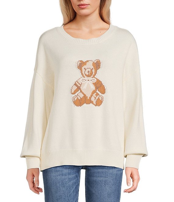 Blu Pepper Teddy Bear Long Sleeve Sweater