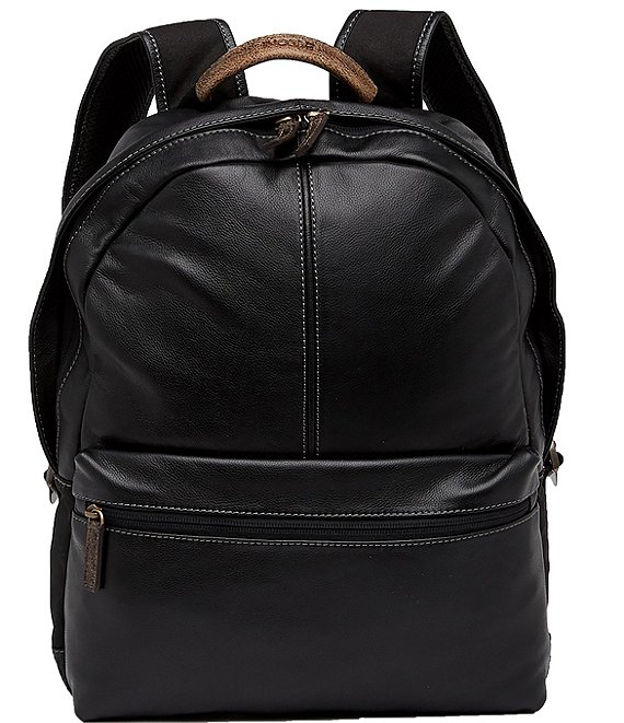 BOCONI Gary Slim Vegetable Tan Leather Backpack