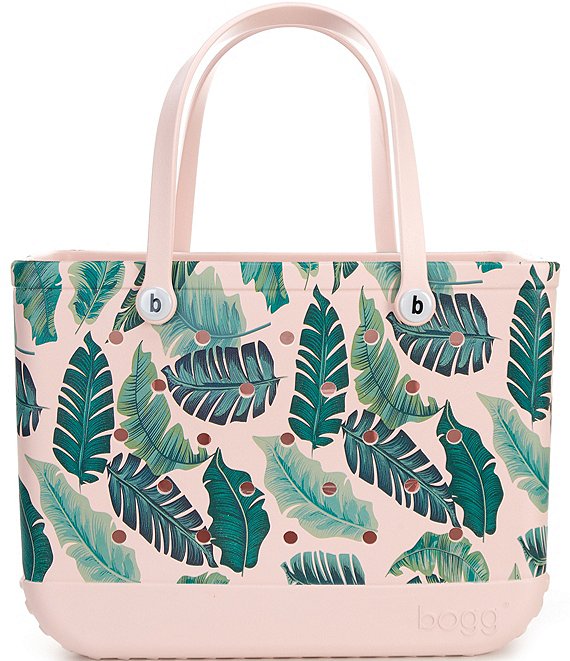 Color:Palm - Image 1 - Original Bogg Palm Print Tote Bag