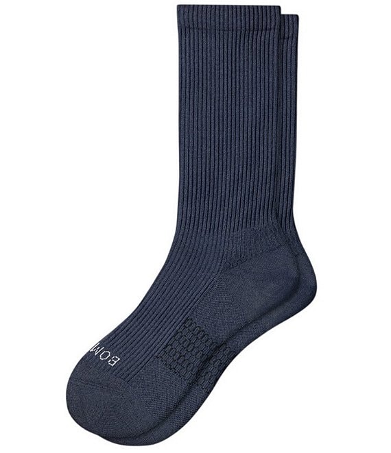 Bombas Hybrid Solid Rib Calf Socks