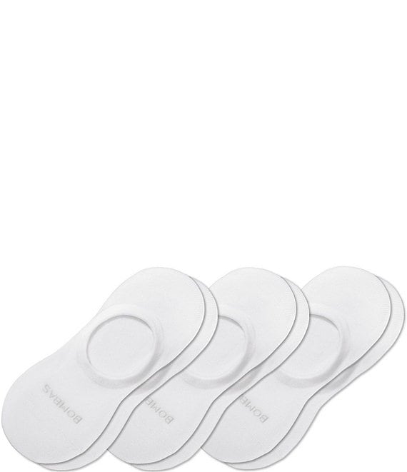Bombas Solid Lightweight No Show Socks, 3 Pack