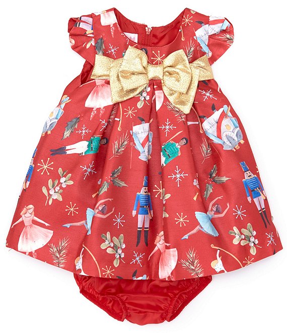 Toddler Baby Girl Christmas Dress Long Sleeve Santa Claus - Temu