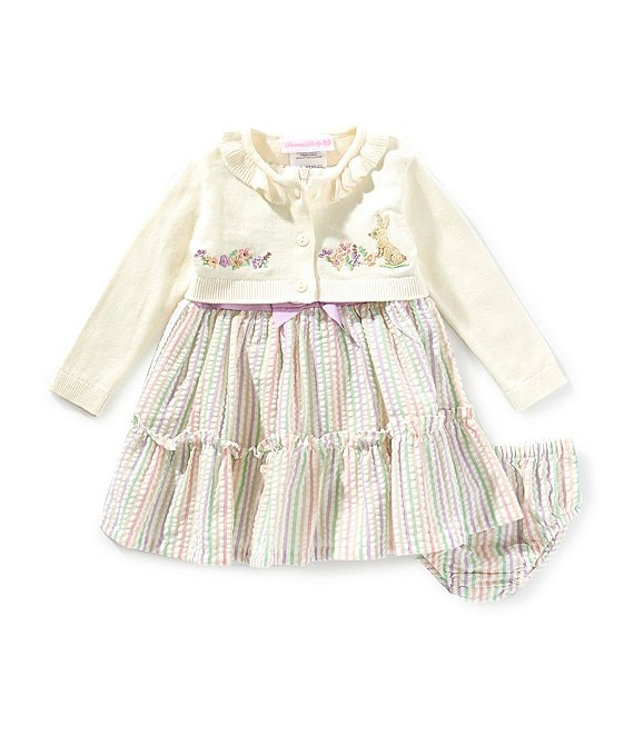Bonnie Jean Baby Girls Newborn-24 Months Long Sleeve Easter