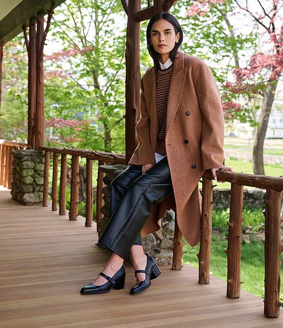 Born Adelphi Leather Snip Toe Mary Jane Pumps | Dillard's