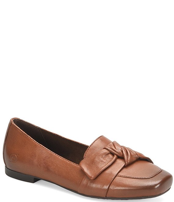 bow detail loafers