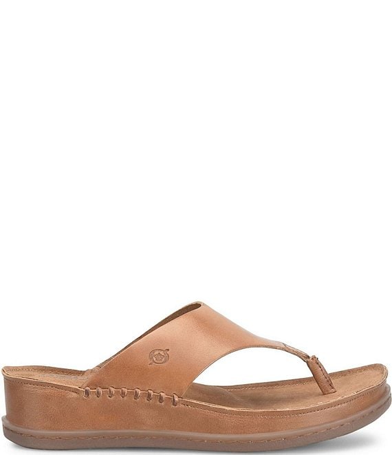 Born Edie Leather Thong Sandals | Dillard's