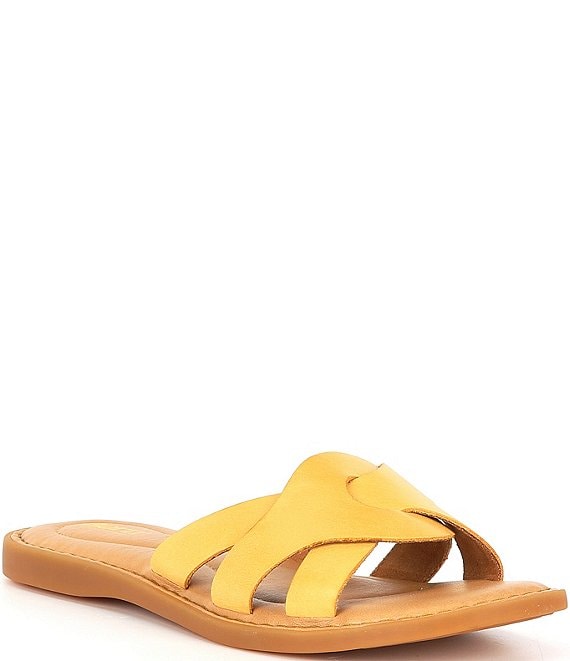 Born Isabella Banded Flat Slide Sandals | Dillard's