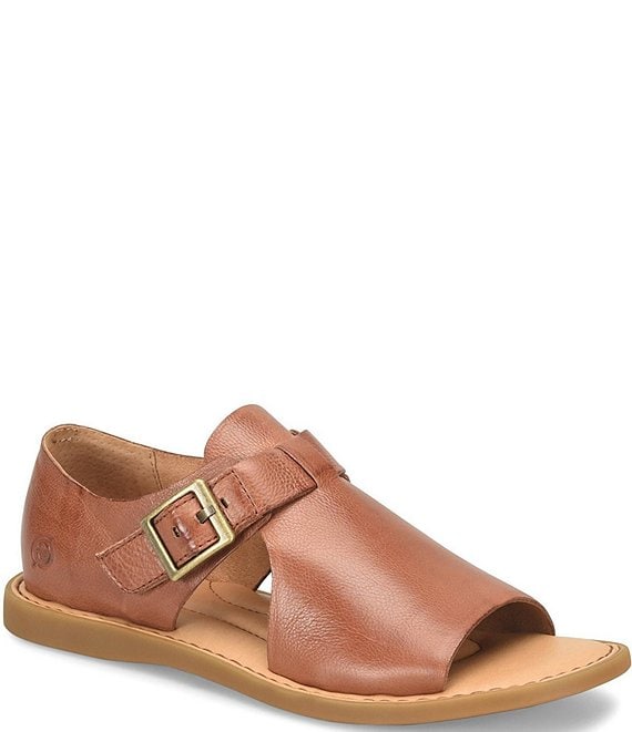 Born open toe bourbon leather sandals Browyn | Born Shoes main image 3