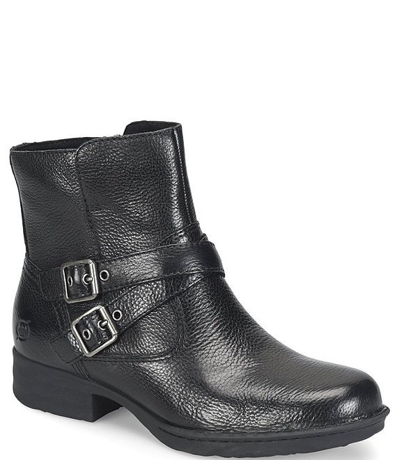 Born McGee Leather Moto Booties