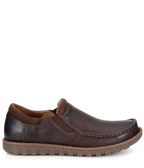 Born Mens H48726 Brown Suede Leather Slip On Loafers Comfort Shoes Size 11.5 M Born Loafers | eBay main image 3