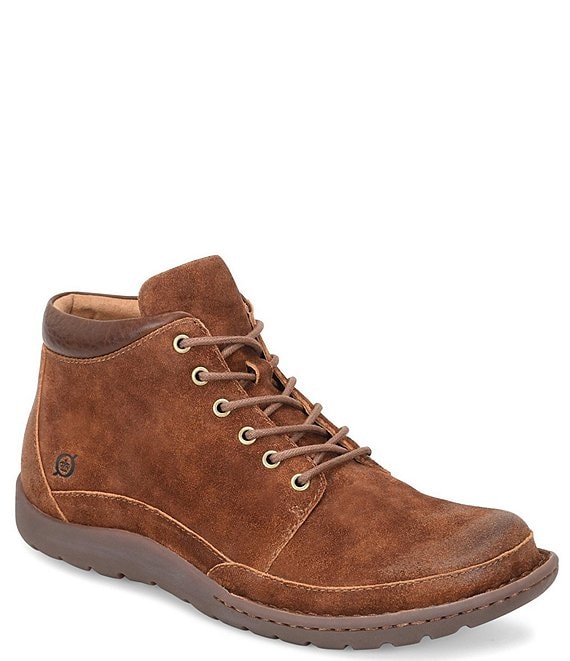 Color:Rust/Brown - Image 1 - Men's Nigel Lace-Up Boots