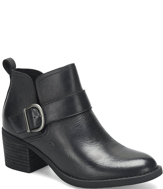 Born buckle leather boots online