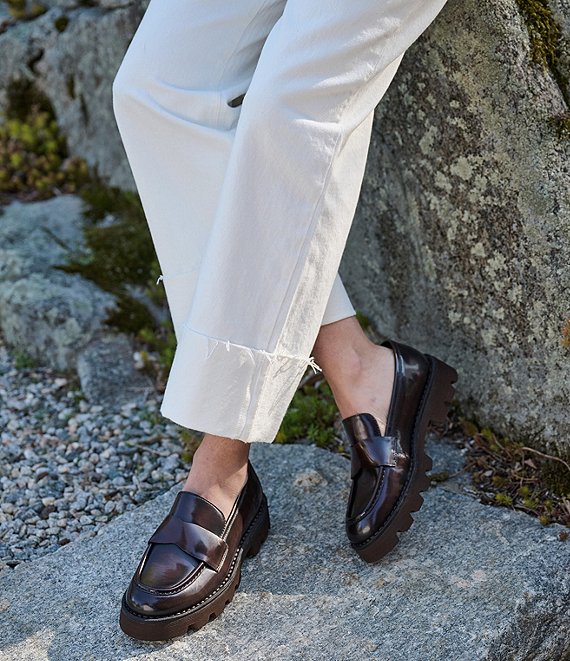 Born Sigge Leather Lugged Platform Loafers | Dillard display picture 1