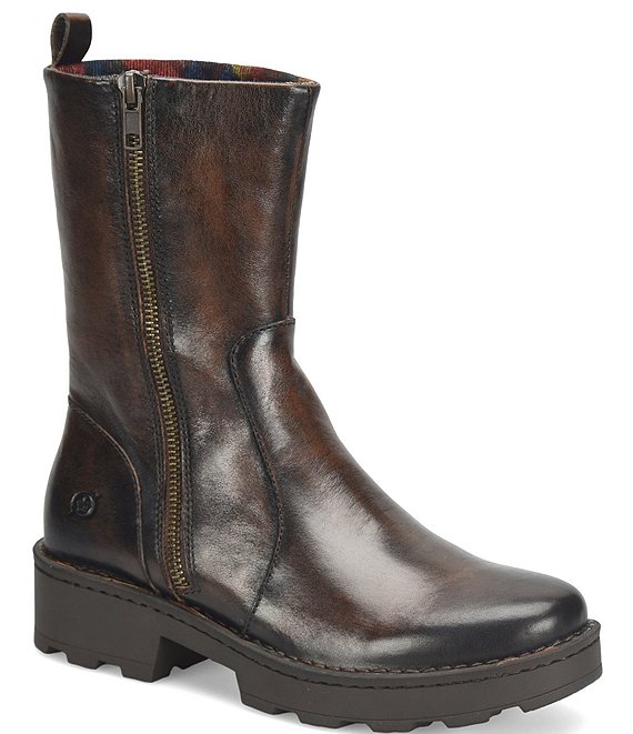 Born Trento Leather Platform Mid Boots