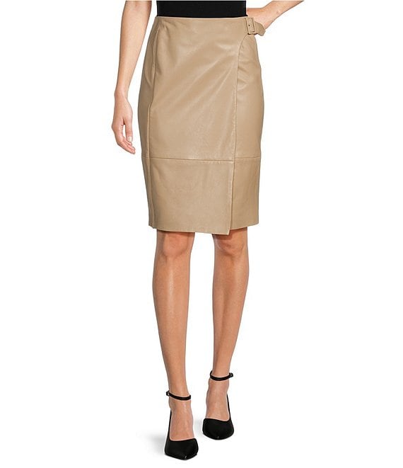 Leather pencil skirt lamb hotsell