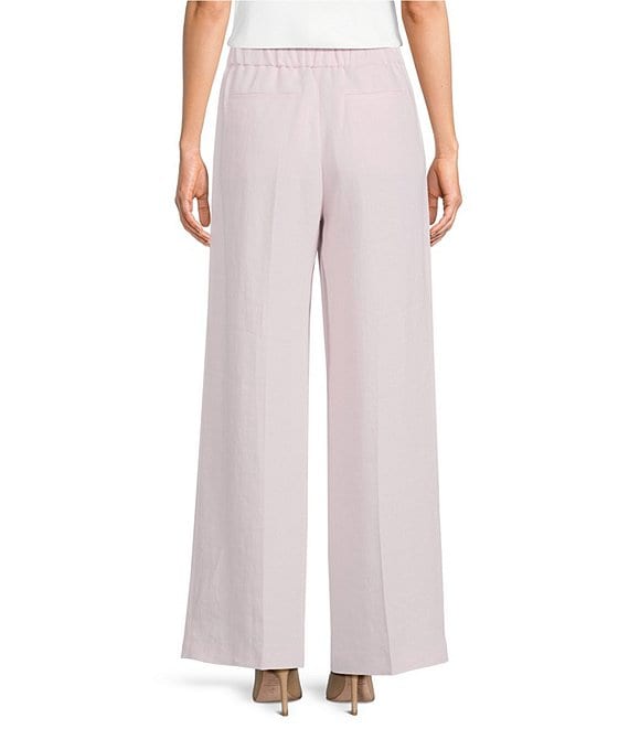BOSS By Hugo Boss Tiana Flat Front Wide Leg Pants | Dillard's