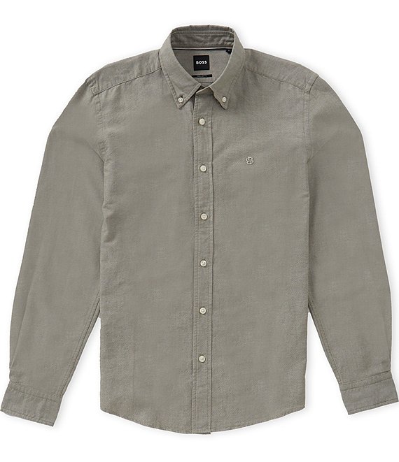 BOSS H-Liam Long Sleeve Woven Shirt